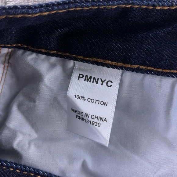 Peter Manning New York Standard Fit Jeans Mens Size 36x28 Dark Blue Stretch - Picture 9 of 10